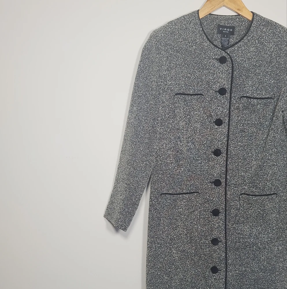 Vintage Virgo Long Jacket Dress - Picture 3 of 10